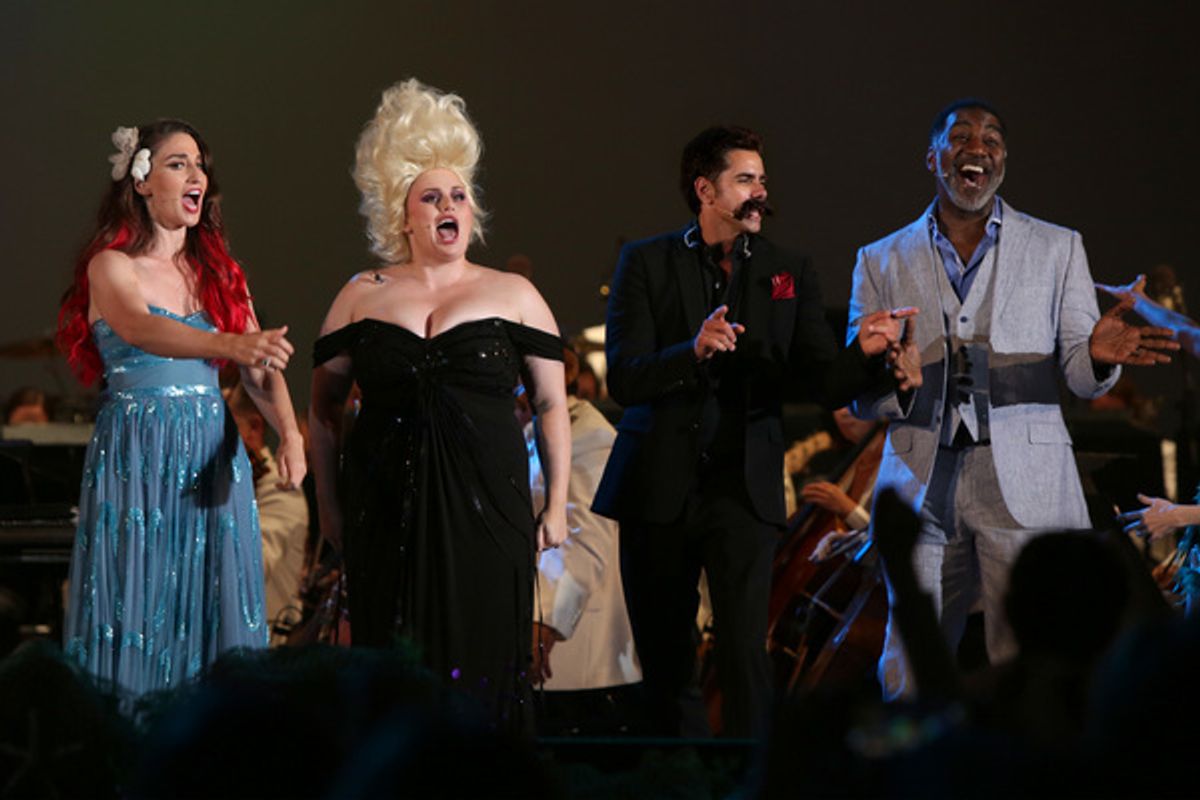 Sarah Bareilles, Rebel WIlson, John Stamos, Norm Lewis at 