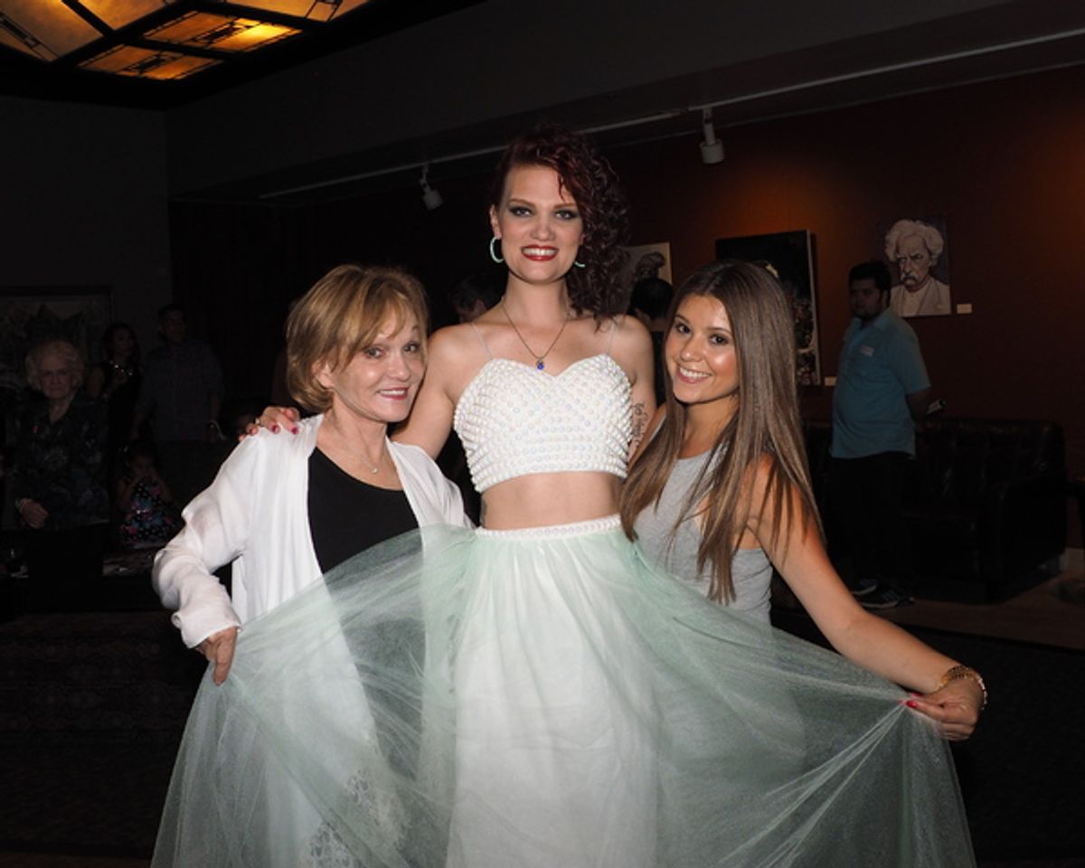 Cathy Rigby, Kaitlyn McCoy, and Crystal McCoy at 