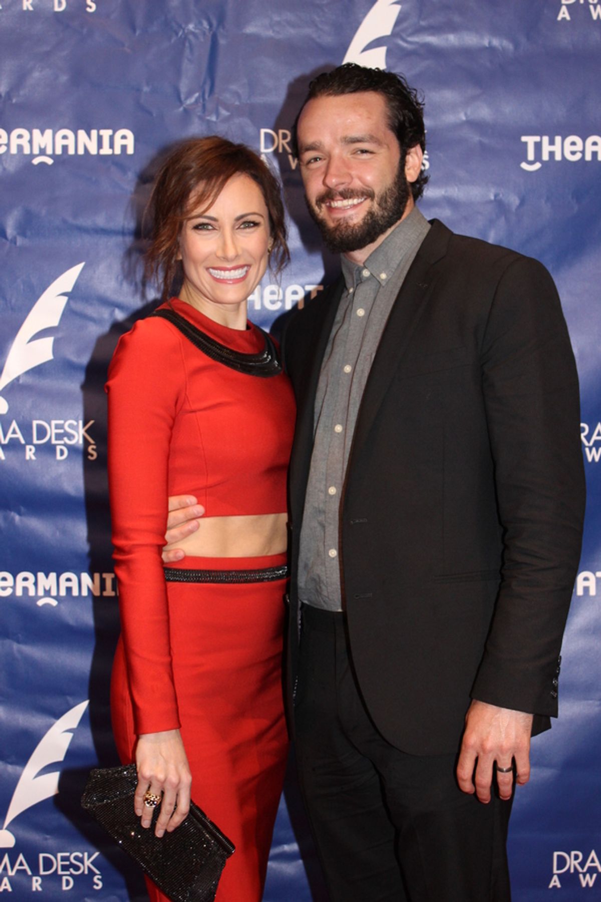 Laura Benanti and Patrick Brown at 