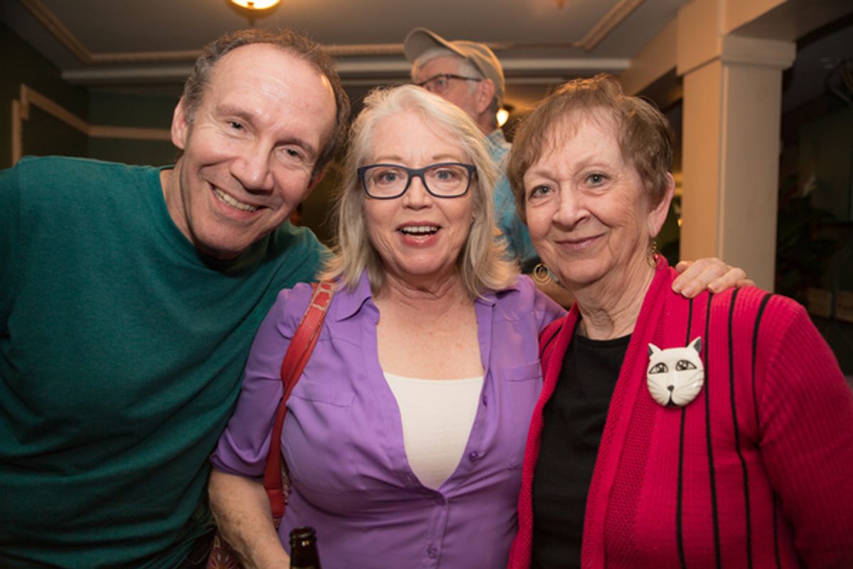 Farewell reception for Geoff Nelson and Ann Hall at 