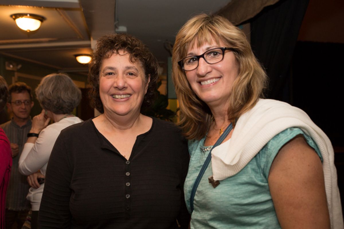 Farewell reception for Geoff Nelson and Ann Hall at 