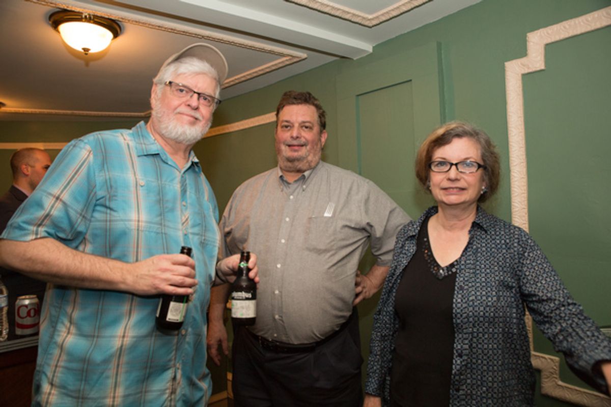 Farewell reception for Geoff Nelson and Ann Hall at 