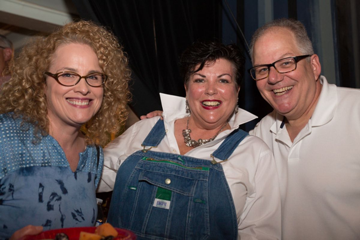 Farewell reception for Geoff Nelson and Ann Hall at 