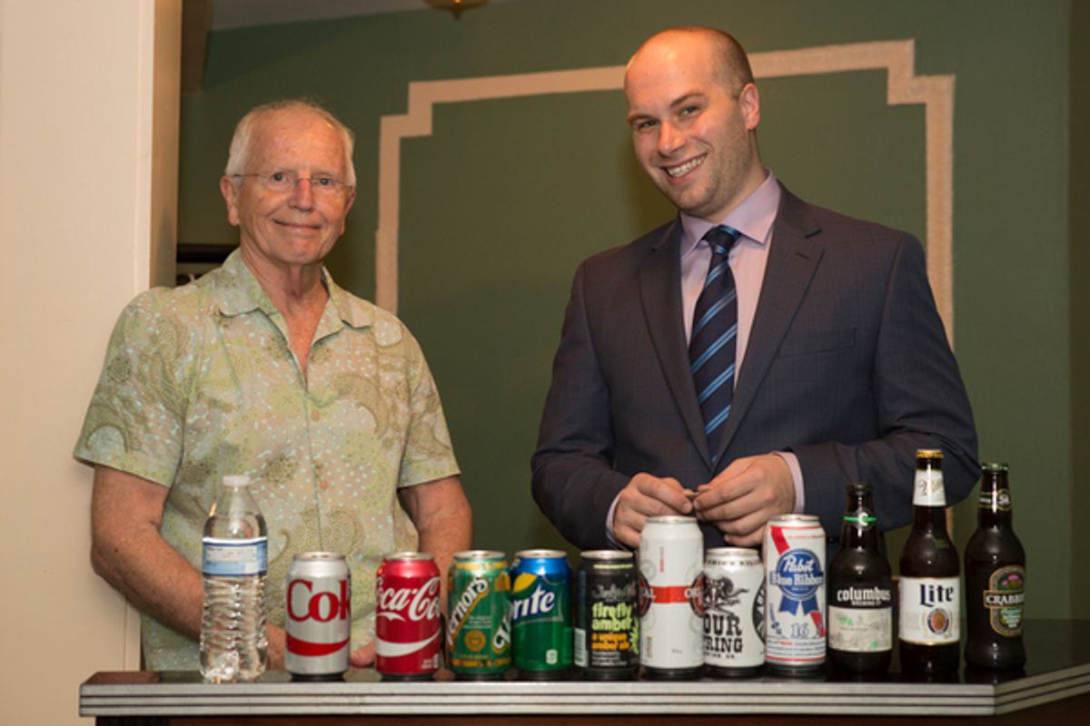 Farewell reception for Geoff Nelson and Ann Hall at 