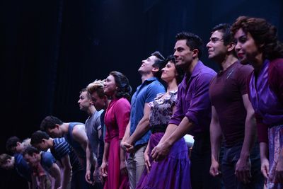Belinda Allyn, Matt Doyle, Natalie Cortex, German Alexander and The Cast of West Side Photo