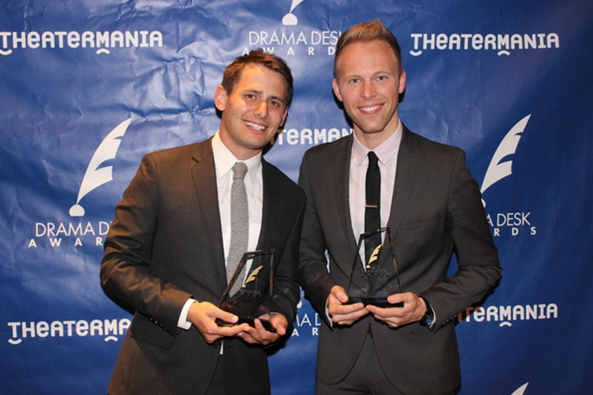 Benj Pasek and Justin Paul at 