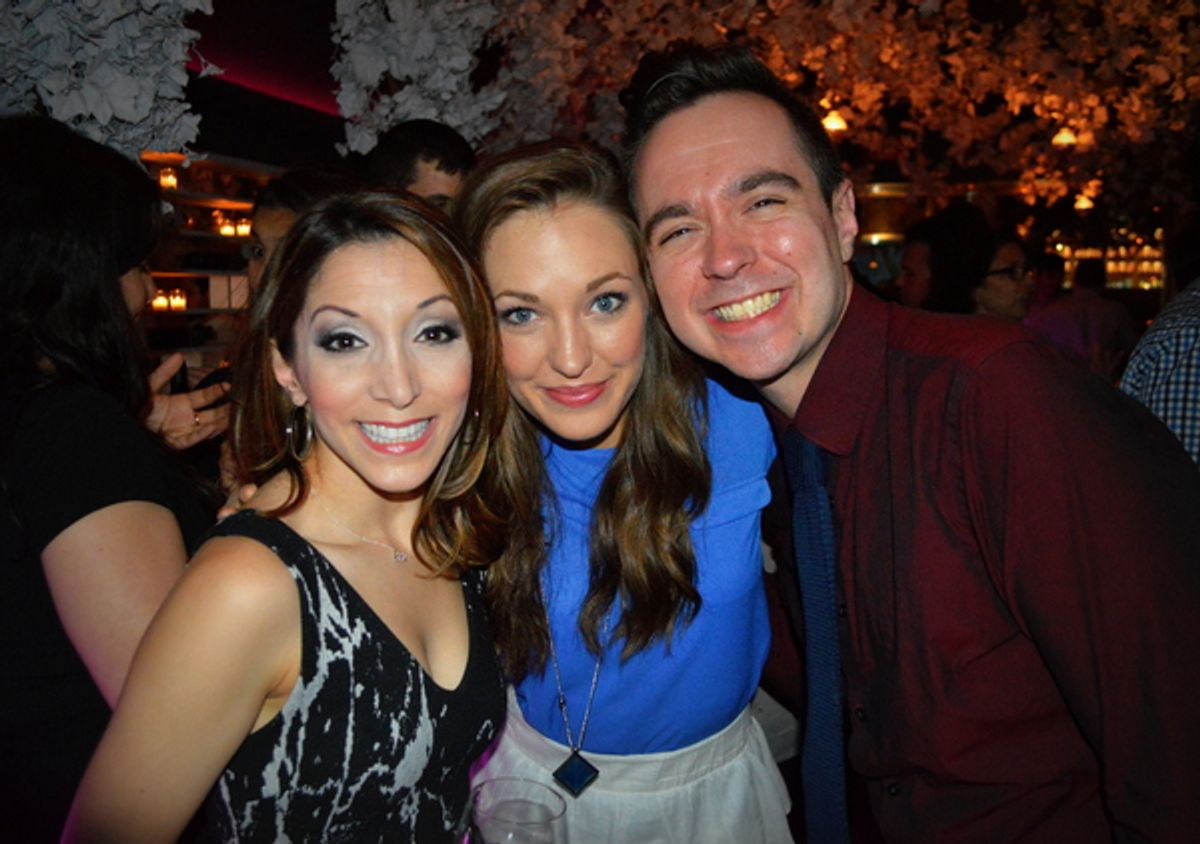 Christina Bianco, Laura Osnes, Ben Rauhala at 
