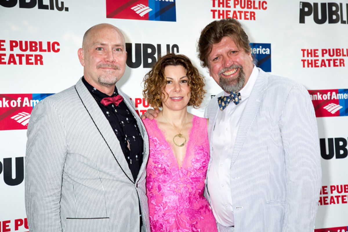 Patrick Willingham, Arielle Tepper Madover, Oskar Eustis at 