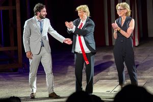 Jeremy McCarter, Meryl Streep, Christine Baranski Photo