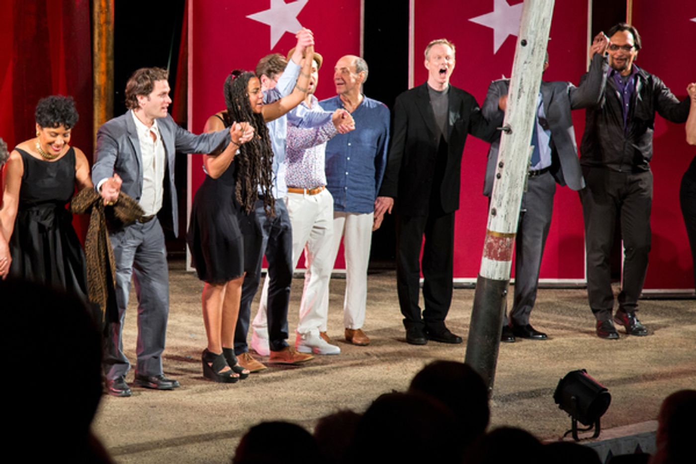 Photo Coverage: Meryl Streep, Christine Baranski, Kevin Kline & More Return to the Public for THE UNITED STATES OF SHAKESPEARE!  Image