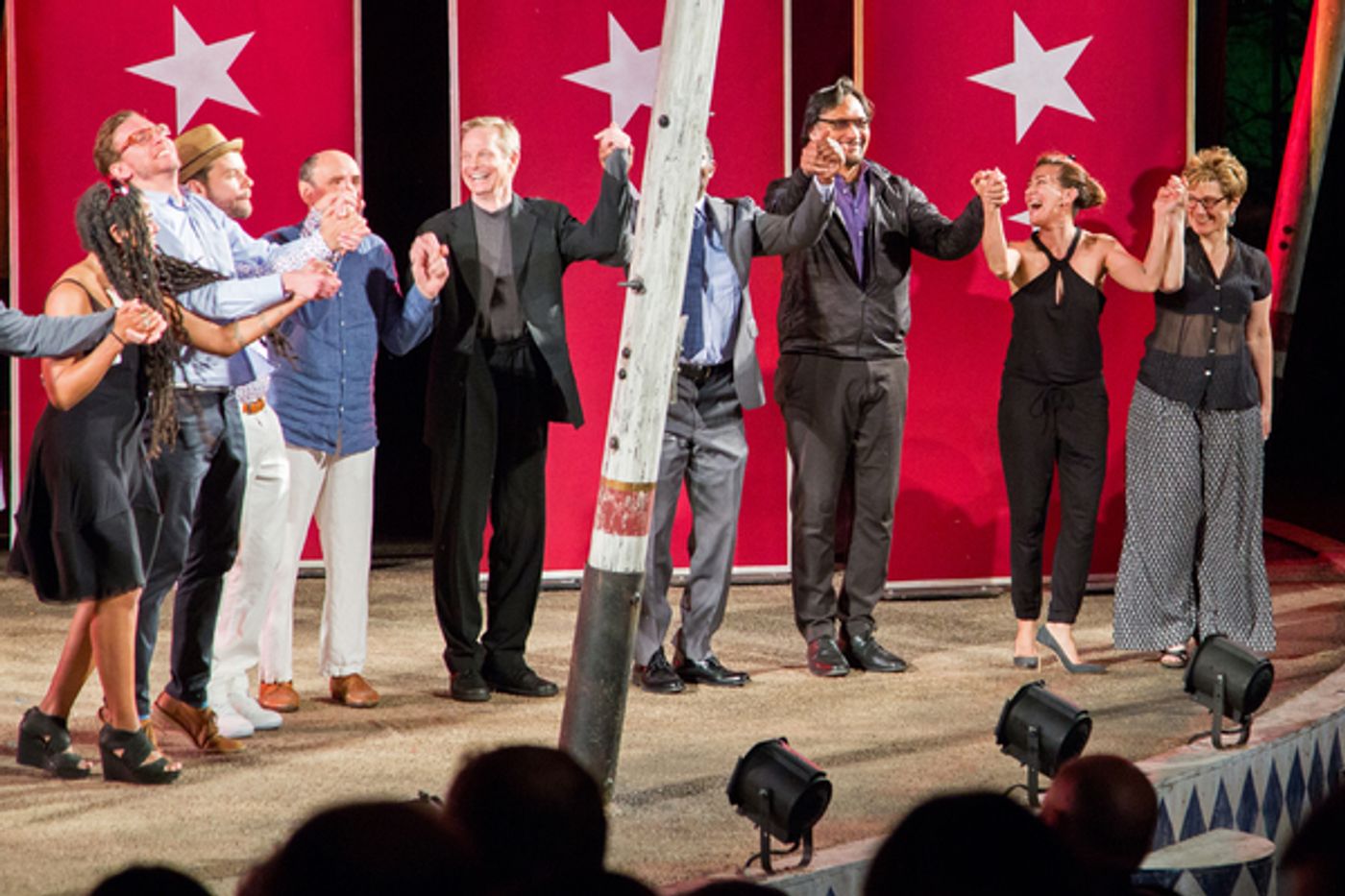 Photo Coverage: Meryl Streep, Christine Baranski, Kevin Kline & More Return to the Public for THE UNITED STATES OF SHAKESPEARE!  Image
