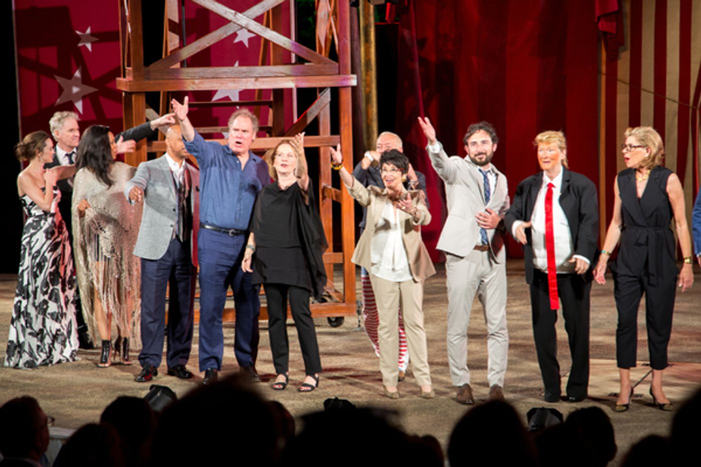 Photo Coverage: Meryl Streep, Christine Baranski, Kevin Kline & More Return to the Public for THE UNITED STATES OF SHAKESPEARE!  Image