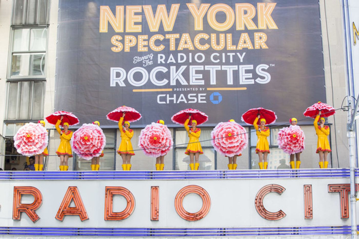 Photo Flash: The Rockettes Unveil NEW YORK SPECTACULAR Marquee at Radio City!  Image