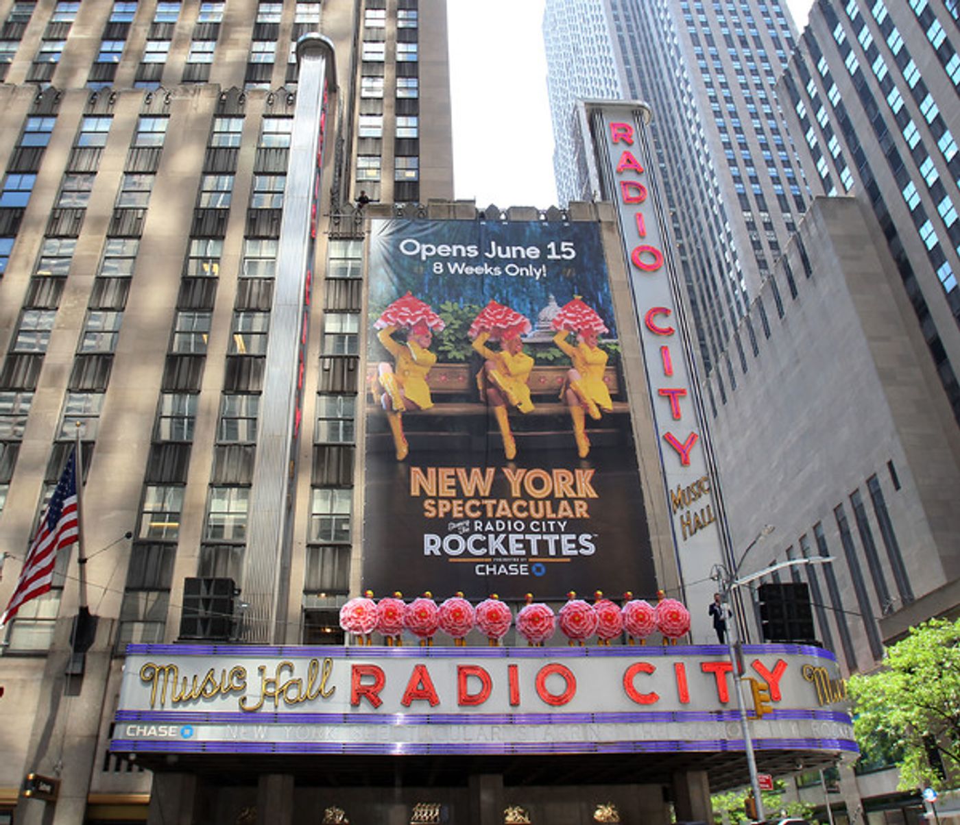 Photo Flash: The Rockettes Unveil NEW YORK SPECTACULAR Marquee at Radio City!  Image