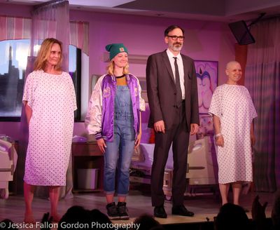 Lisa Emery, Beth Behrs, Erik Lochtefeld and Jacqueline Sydney Photo