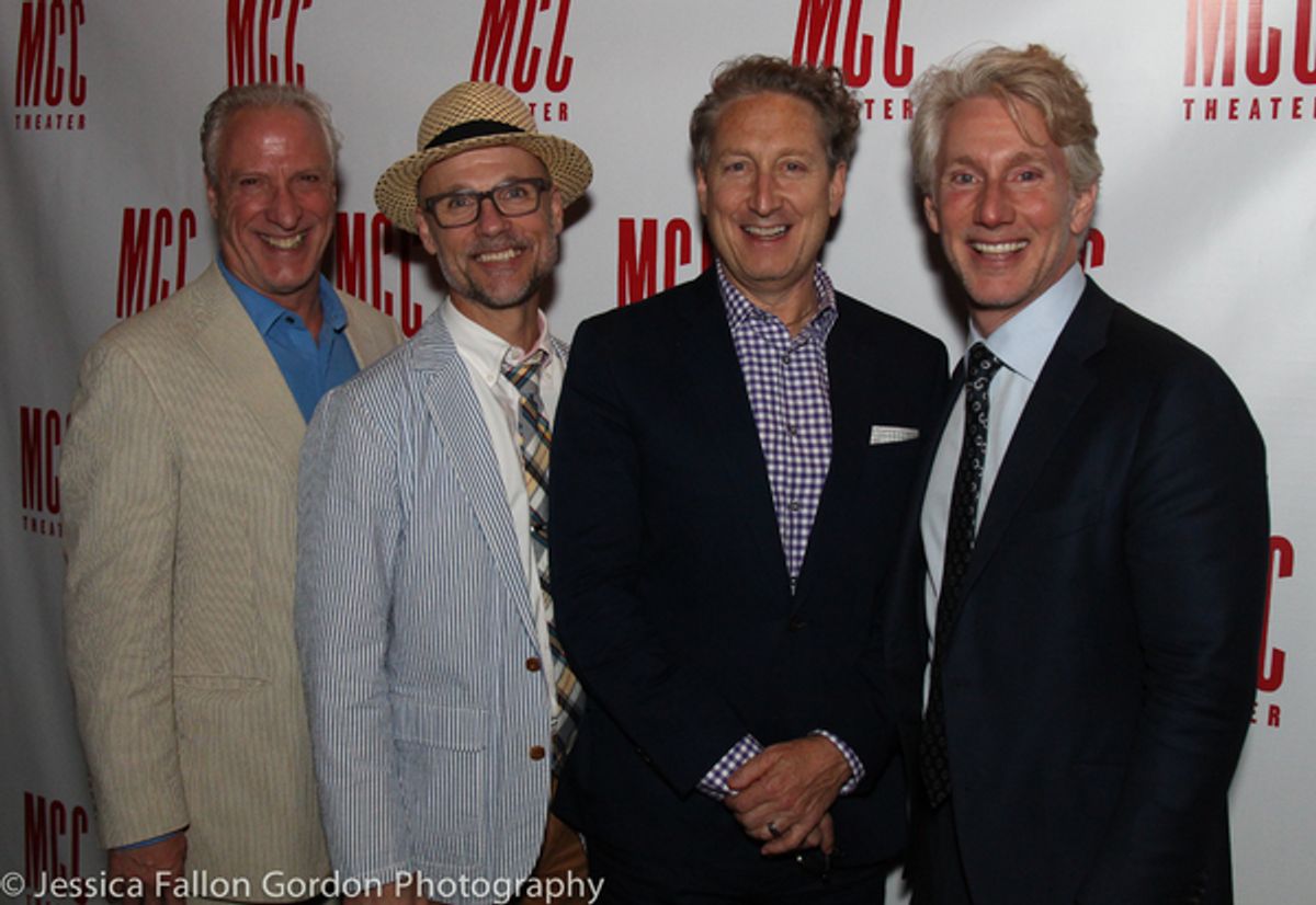 Robert Lupone, William Cantler, Bernard Telsey and Blake West at 