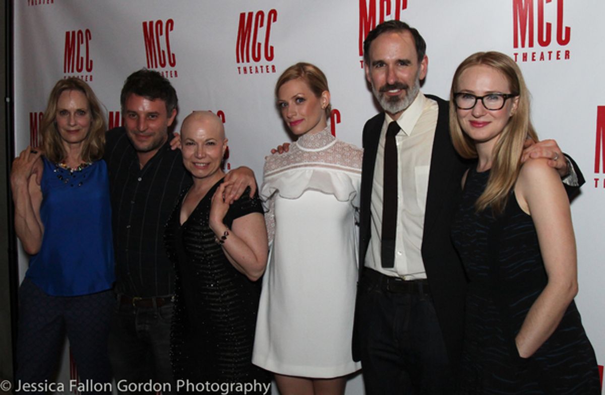 Lisa Emery, Trip Cullman, Jacqueline Sydney, Beth Behrs, Erik Lochtefeld and Halley Feiffer at 