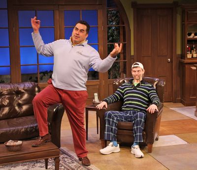 Michael Schaefer as Henry Bingham and Dan Wilte as Justin Hicks Photo