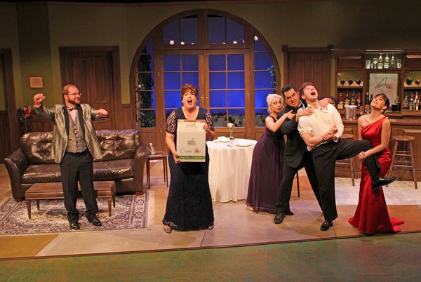 Justin Klose as Dickie Bell, Nancy Kane as Murial Bingham, Charlie Jhaye as Pamela Pe Photo