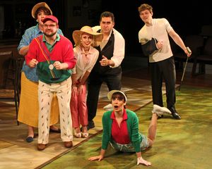 Nancy Kane as Murial Bingham, Justin Klose as Dickie Bell, Charlie Jhaye as Pamela Pe Photo