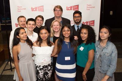 KATHLEEN MARSHALL, SCOTT LANDIS & Maspeth High School Students Photo