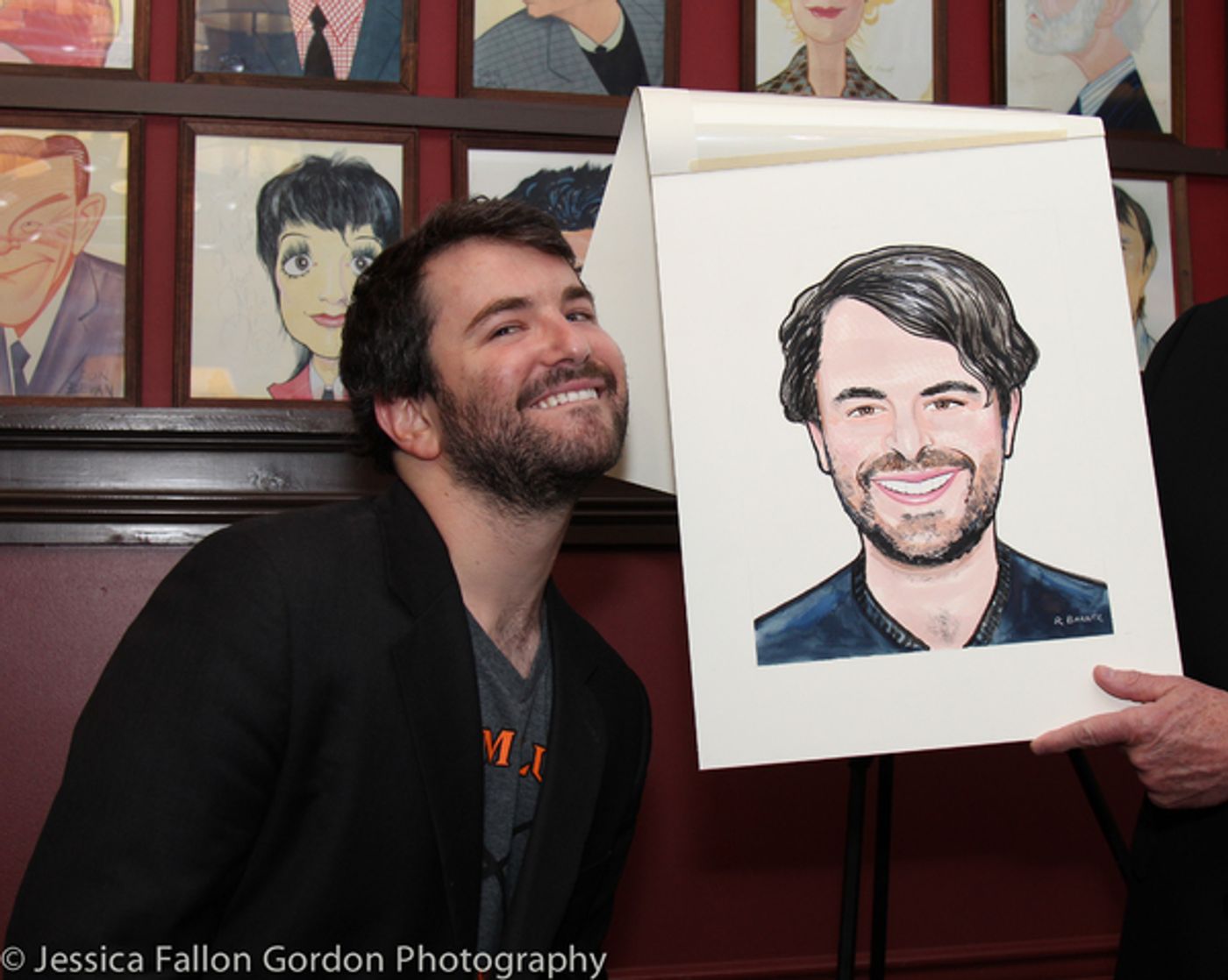 Photo Coverage: Tony Nominee Alex Brightman's Portrait Joins the Walls at Sardi's!  Image