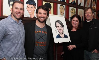 Alex Brightman and His Family Photo