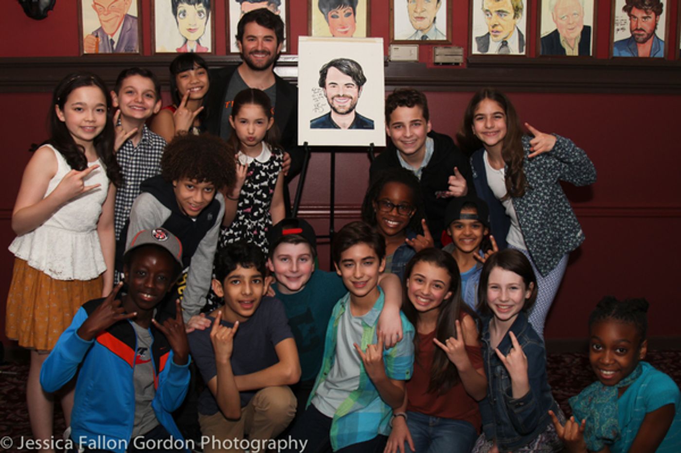 Photo Coverage: Tony Nominee Alex Brightman's Portrait Joins the Walls at Sardi's! Photo Coverage: Tony Nominee Alex Brightman's Portrait Joins the Walls at Sardi's! Image