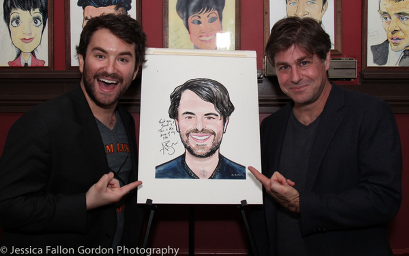 Photo Coverage: Tony Nominee Alex Brightman's Portrait Joins the Walls at Sardi's!  Image