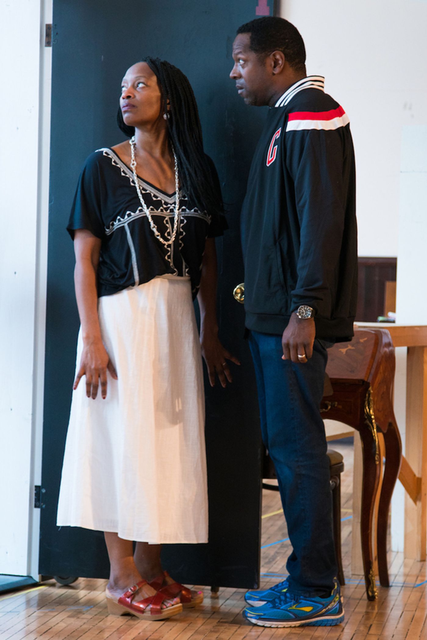 Photo Flash: In Rehearsal with Steppenwolf's BETWEEN RIVERSIDE AND CRAZY  Image