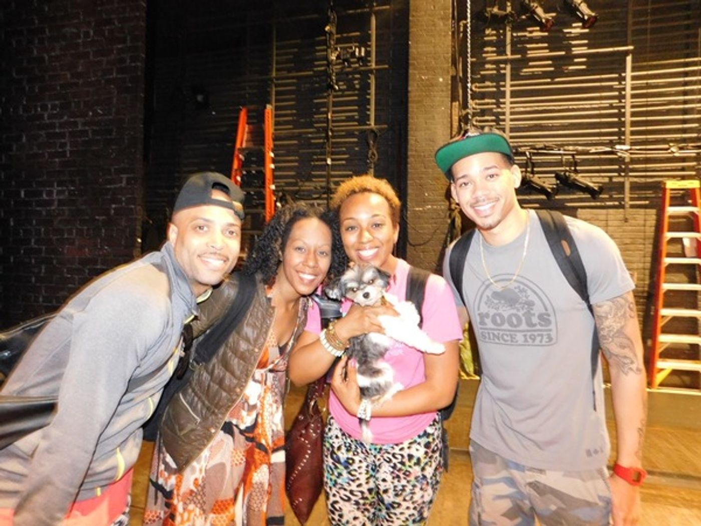 Photo Flash: Tinkerbelle the Dog Visits Broadway's SHUFFLE ALONG  Image