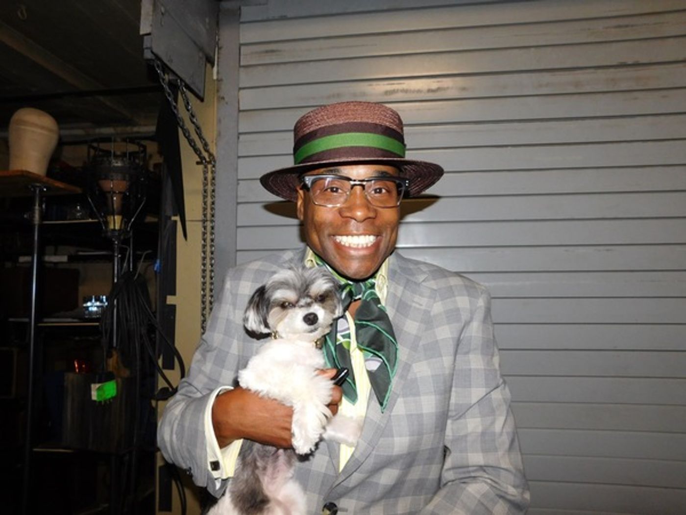 Photo Flash: Tinkerbelle the Dog Visits Broadway's SHUFFLE ALONG  Image
