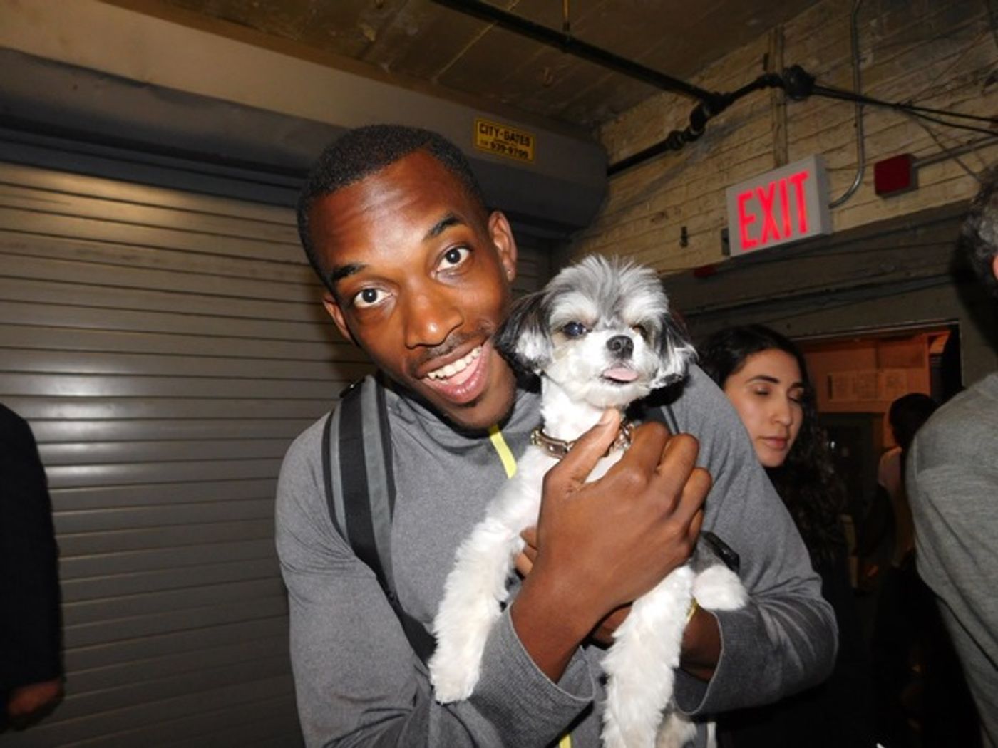 Photo Flash: Tinkerbelle the Dog Visits Broadway's SHUFFLE ALONG  Image