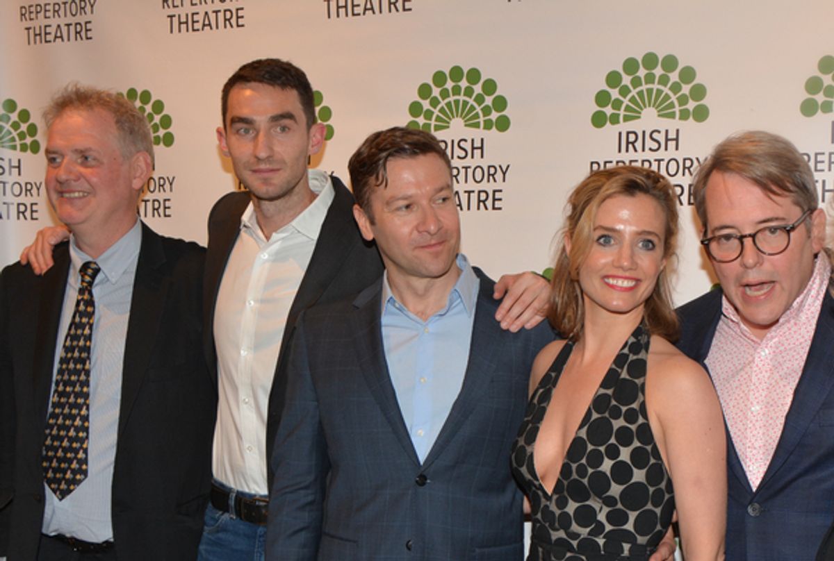 Ciaran O'Reilly, James Russell, Billy Carter, Lisa Dwan and Matthew Broderick  at 