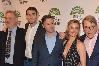 Ciaran O'Reilly, James Russell, Billy Carter, Lisa Dwan and Matthew Broderick  Photo