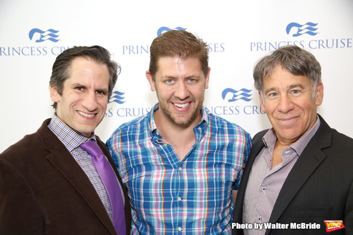 Seth Rudetsky, Daniel C. Levine and Stephen Schwartz  at 