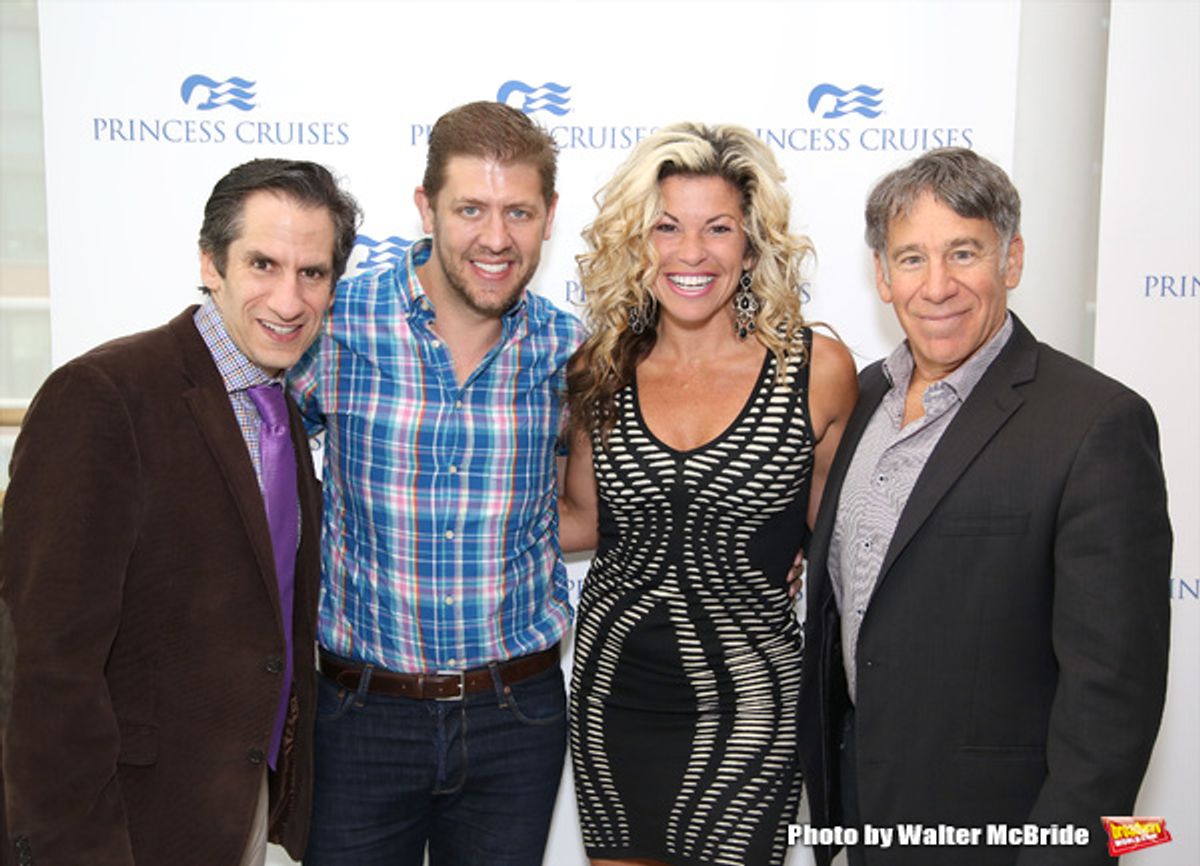Seth Rudetsky, Daniel C. Levine, Rachelle Rak  at 