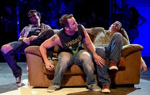 Scenes from American Idiot at Milburn Stone Theater (photo by Scott Serio) Photo