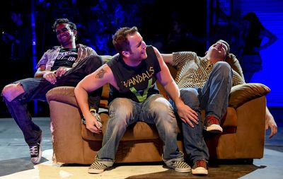 Scenes from American Idiot at Milburn Stone Theater (photo by Scott Serio) Photo