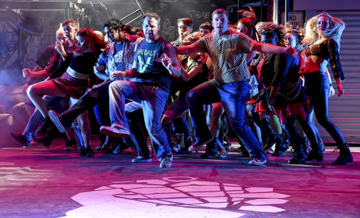 Scenes from American Idiot at Milburn Stone Theater (photo by Scott Serio) at 