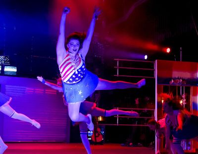 Scenes from American Idiot at Milburn Stone Theater (photo by Scott Serio) Photo