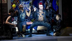 Scenes from American Idiot at Milburn Stone Theater (photo by Scott Serio) Photo