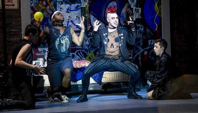 Scenes from American Idiot at Milburn Stone Theater (photo by Scott Serio) Photo
