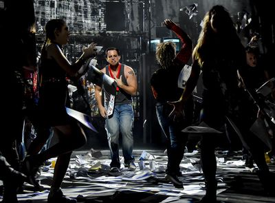 Scenes from American Idiot at Milburn Stone Theater (photo by Scott Serio) Photo