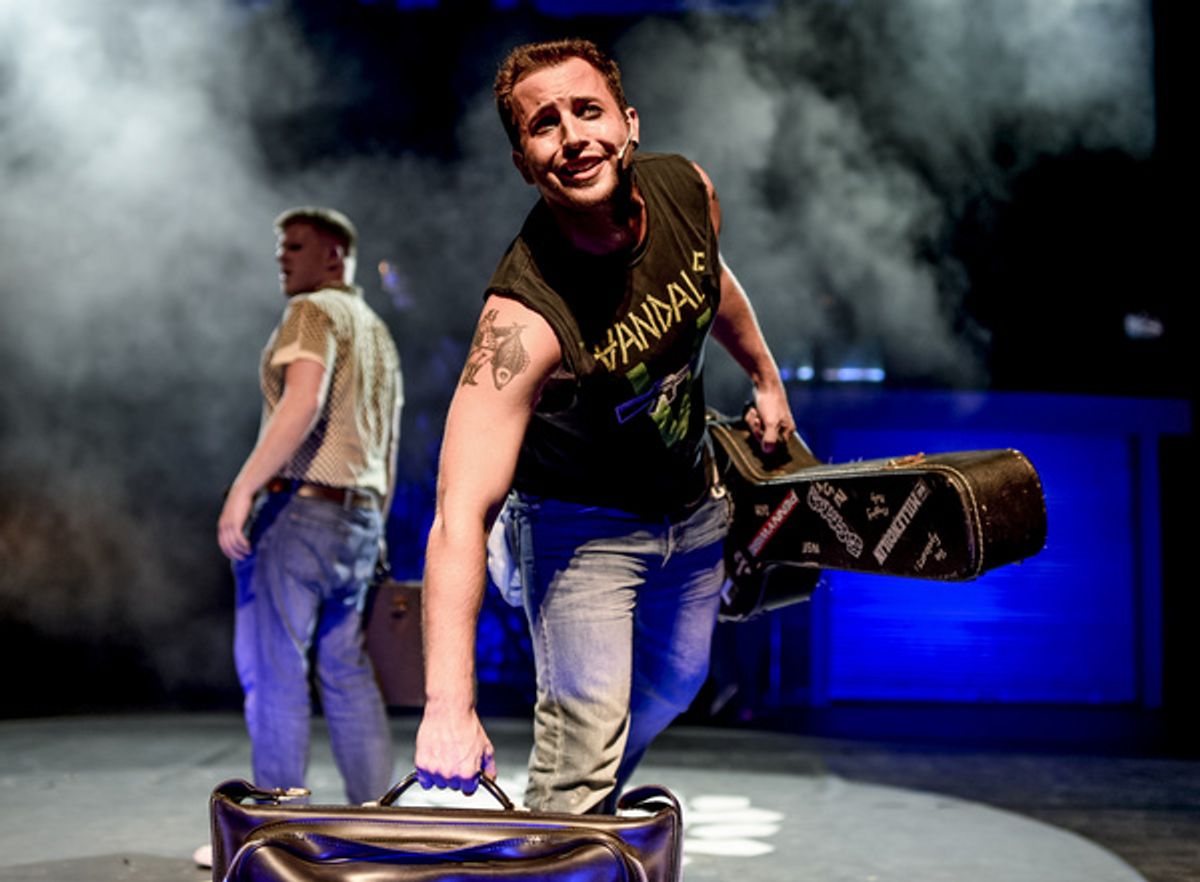 Scenes from American Idiot at Milburn Stone Theater (photo by Scott Serio) at 