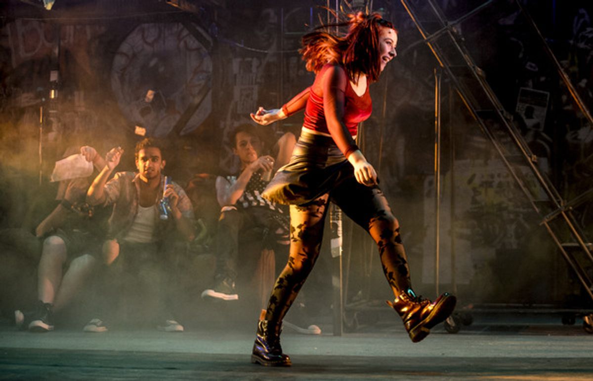 Scenes from American Idiot at Milburn Stone Theater (photo by Scott Serio) at 