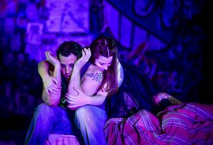 Scenes from American Idiot at Milburn Stone Theater (photo by Scott Serio) Photo