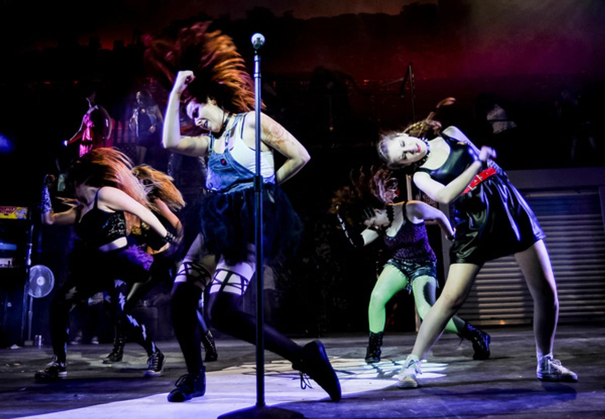 Scenes from American Idiot at Milburn Stone Theater (photo by Scott Serio) at 