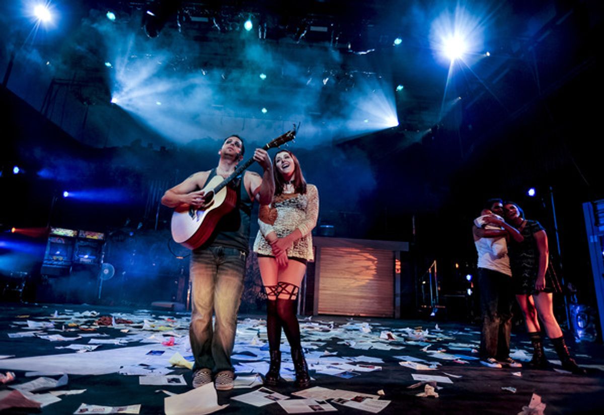 Scenes from American Idiot at Milburn Stone Theater (photo by Scott Serio) at 