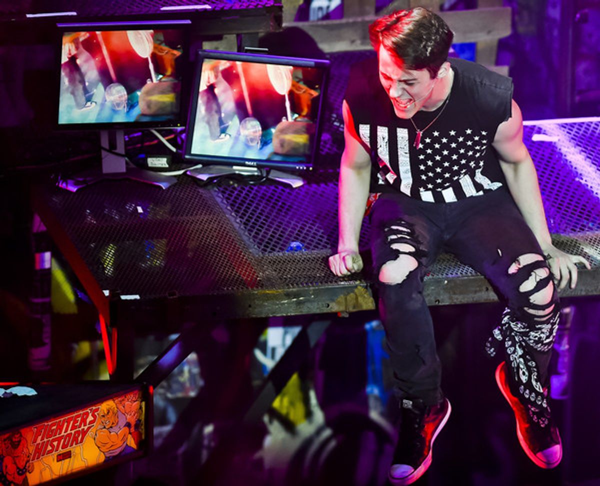 Scenes from American Idiot at Milburn Stone Theater (photo by Sydney Serio) at 